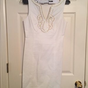 White lilly dress